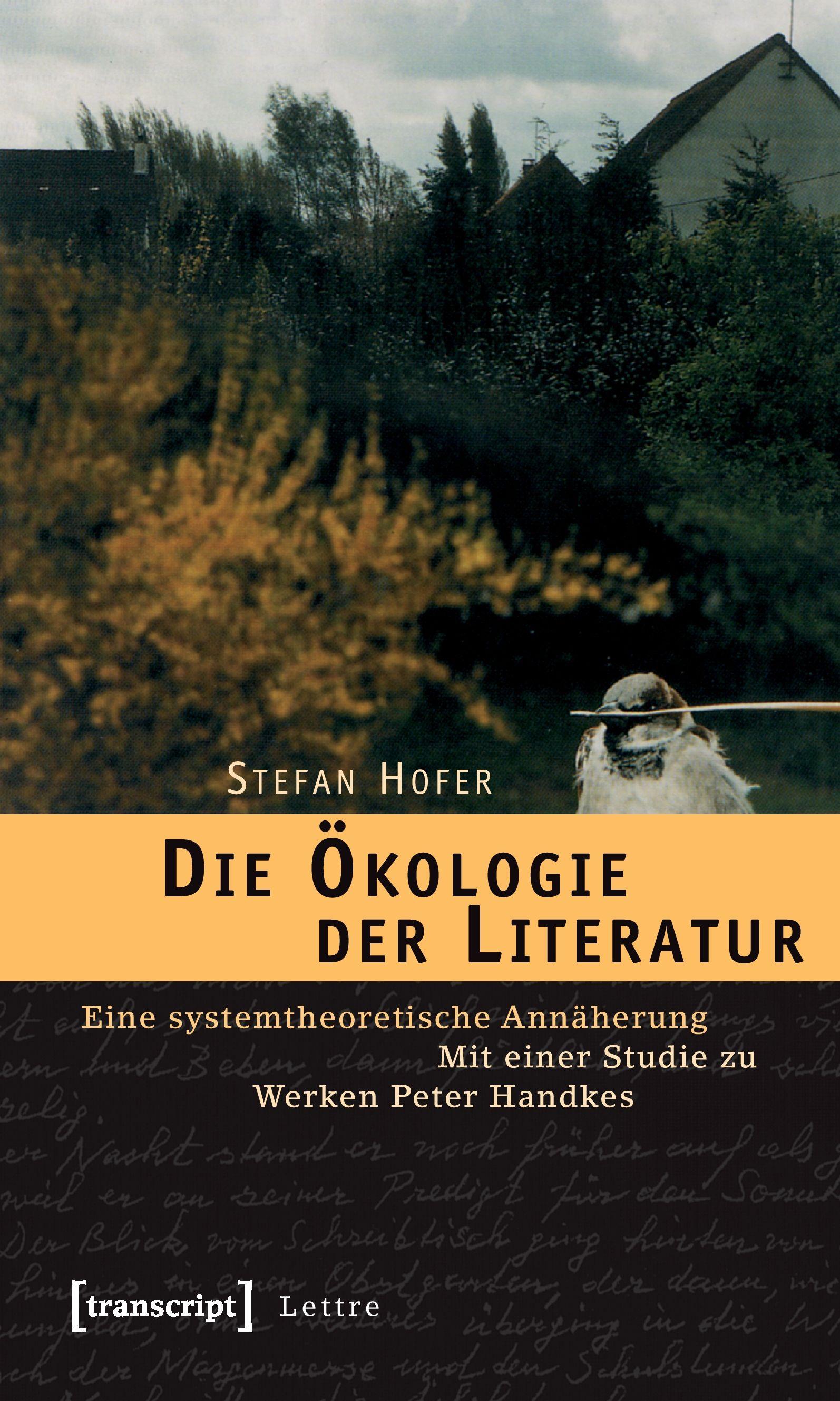 Vorderes Coverbild Die Ökologie der Literatur