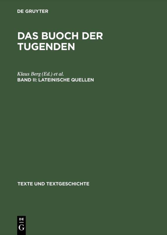 Vorderes Coverbild Lateinische Quellen