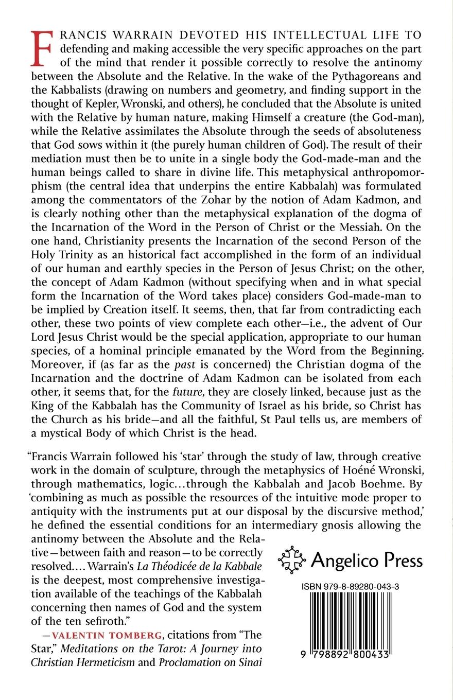Rückseitencover The Theodicy of the Kabbalah