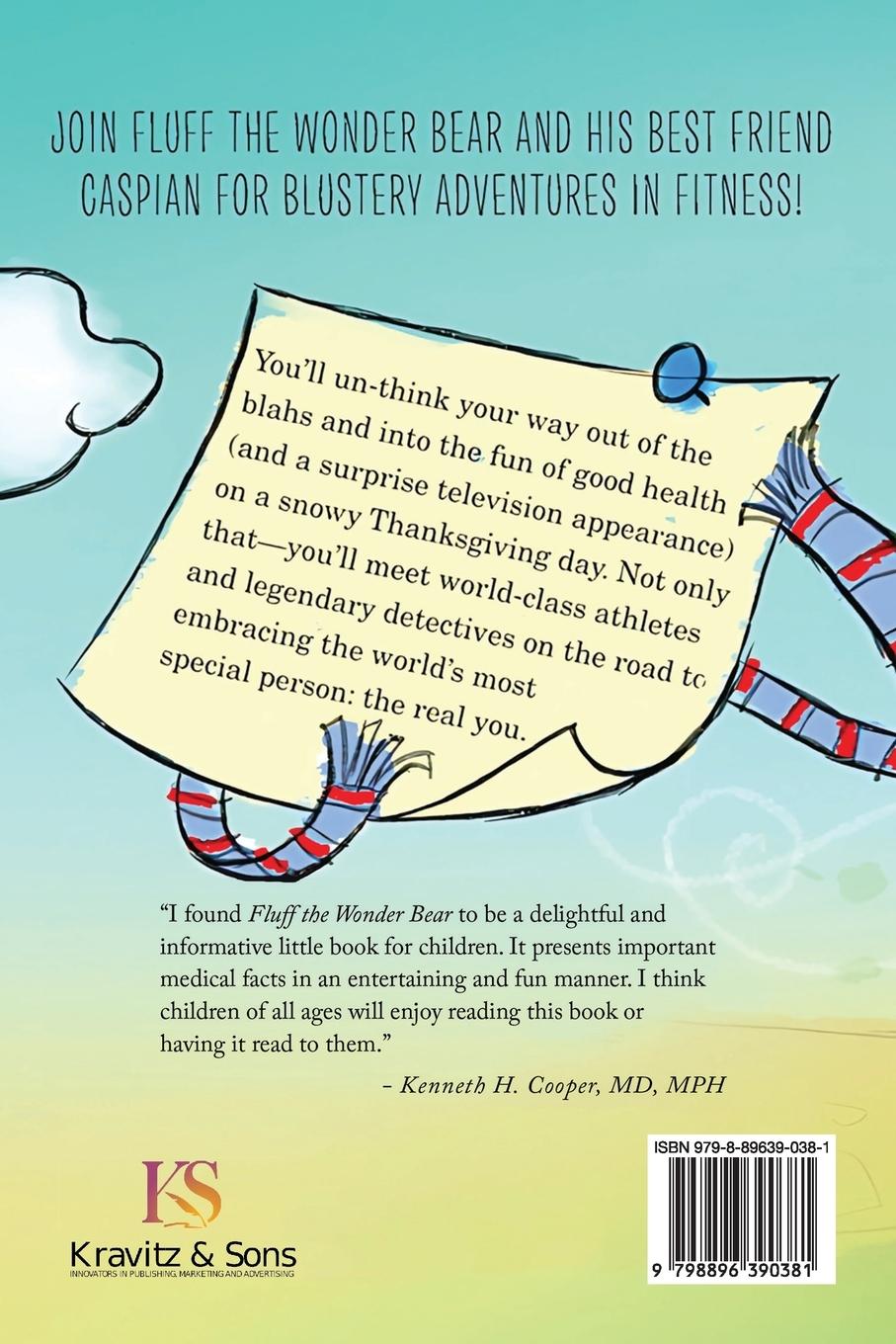 Rückseitencover The Adventures of Fluff The Wonder Bear and His Discoveries About Health and Fitness