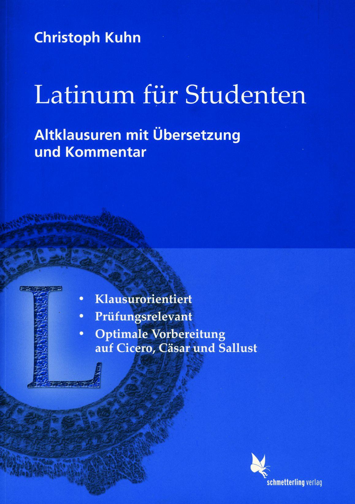 Vorderes Coverbild Latinum für Studenten. Altklausuren