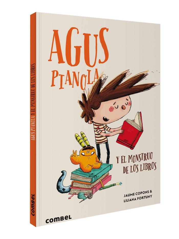 Vorderes Coverbild Agus Pianola Y El Monstruo de Los Libros / Agus Pianola and the Monster of Books