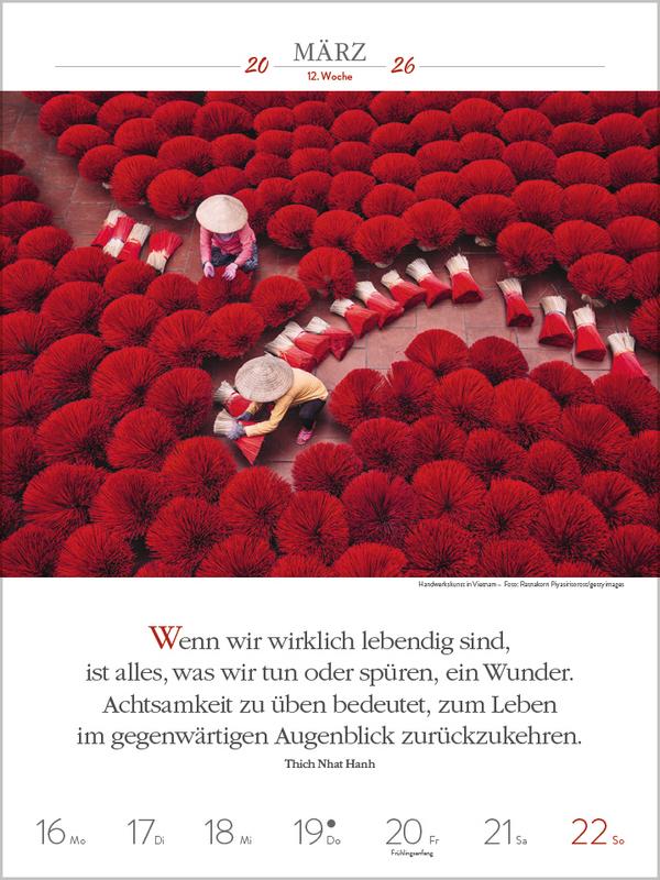Beispielinhalt (Bild) Buddhistische Weisheiten 2026