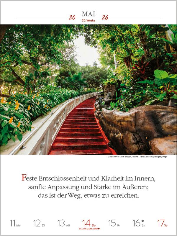 Beispielinhalt (Bild) Buddhistische Weisheiten 2026