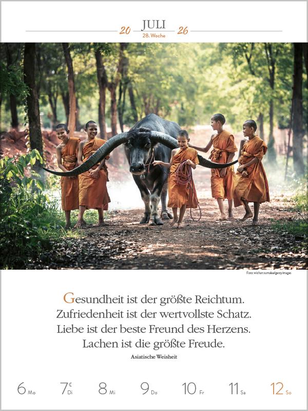 Beispielinhalt (Bild) Buddhistische Weisheiten 2026