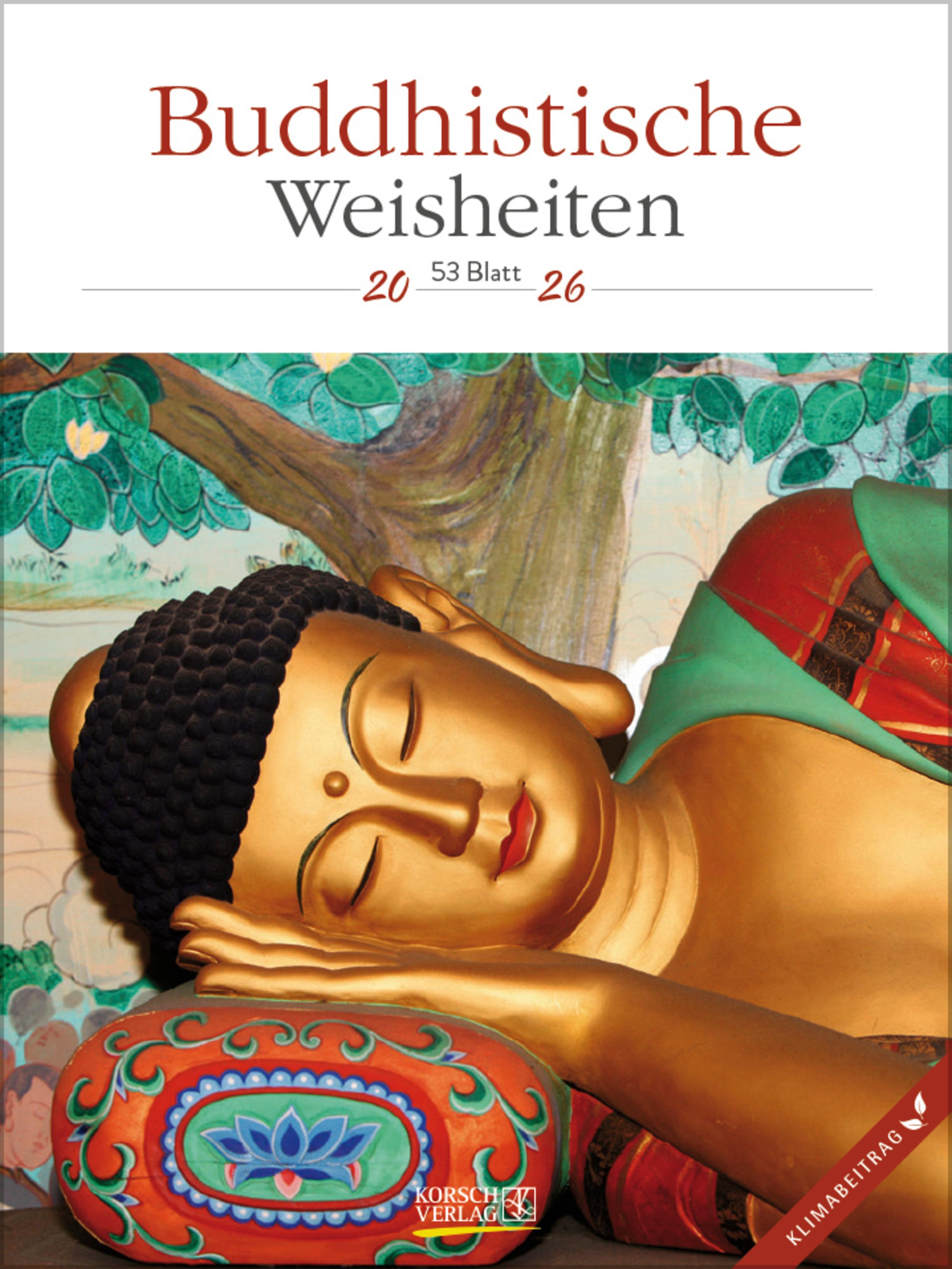 Vorderes Coverbild Buddhistische Weisheiten 2026
