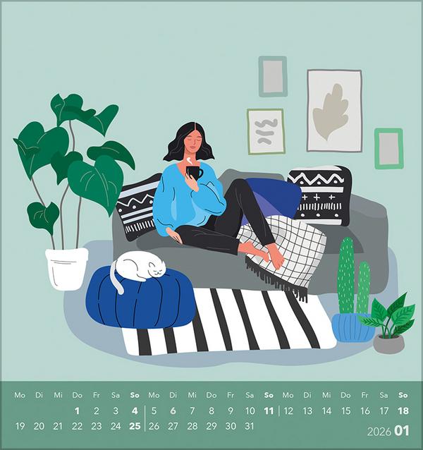 Beispielinhalt (Bild) Kaffee? Läuft bei mir! 2026