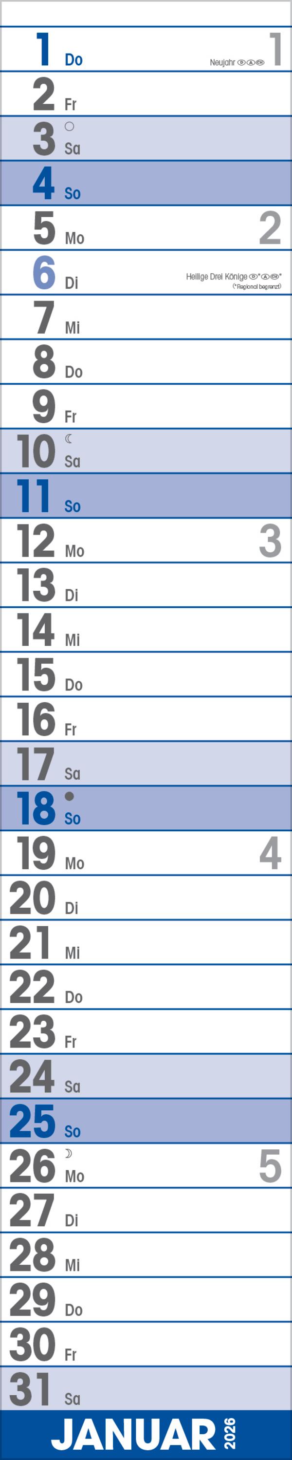 Beispielinhalt (Bild) Supertimer 2026