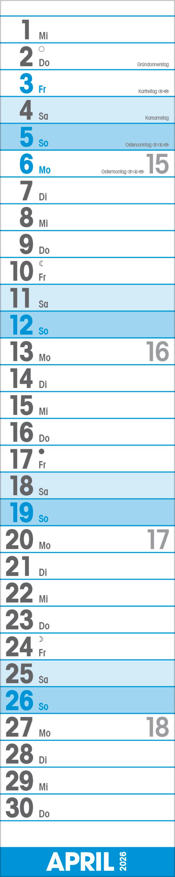 Beispielinhalt (Bild) Supertimer 2026