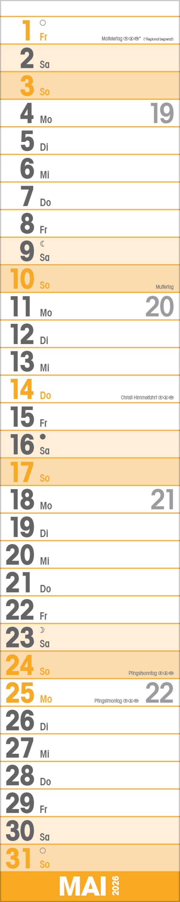 Beispielinhalt (Bild) Supertimer 2026