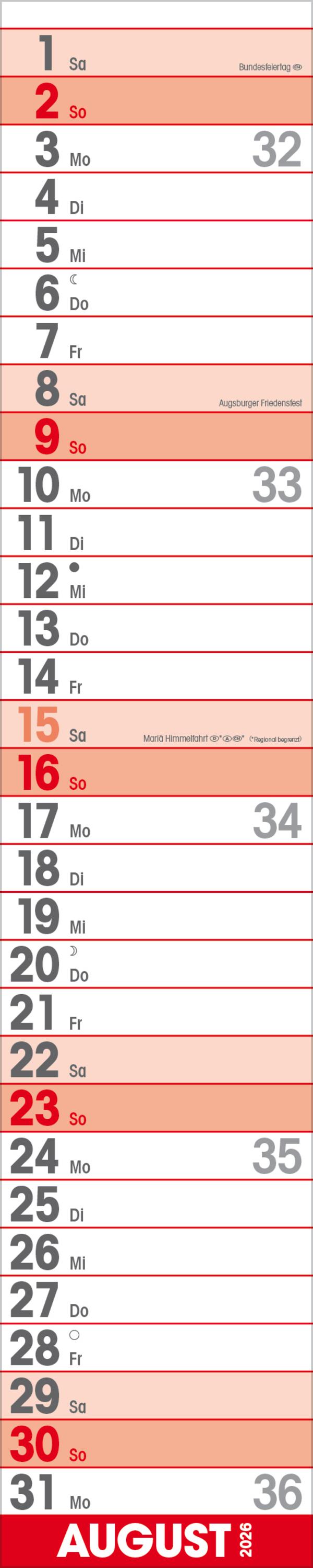 Beispielinhalt (Bild) Supertimer 2026