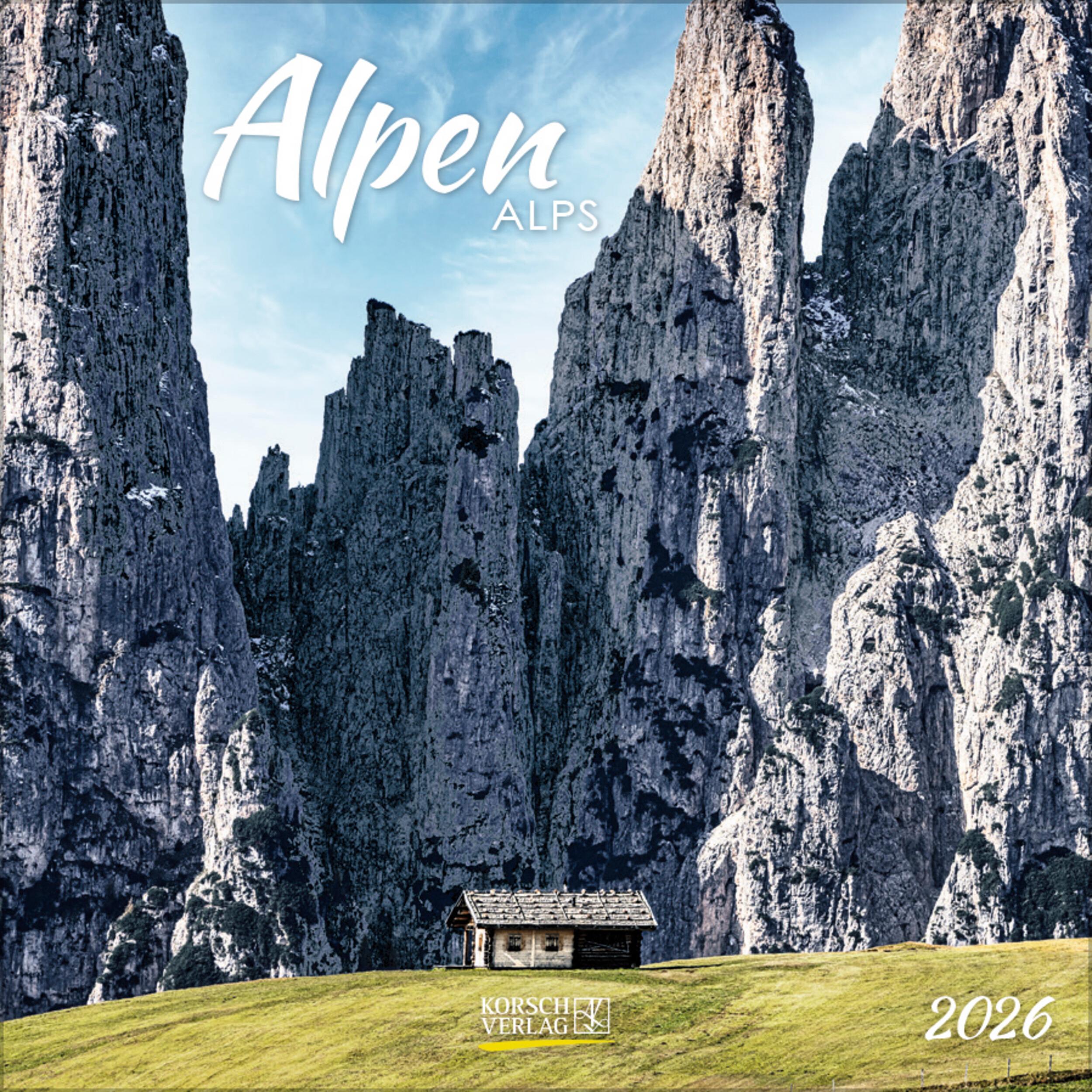 Vorderes Coverbild Alpen 2026