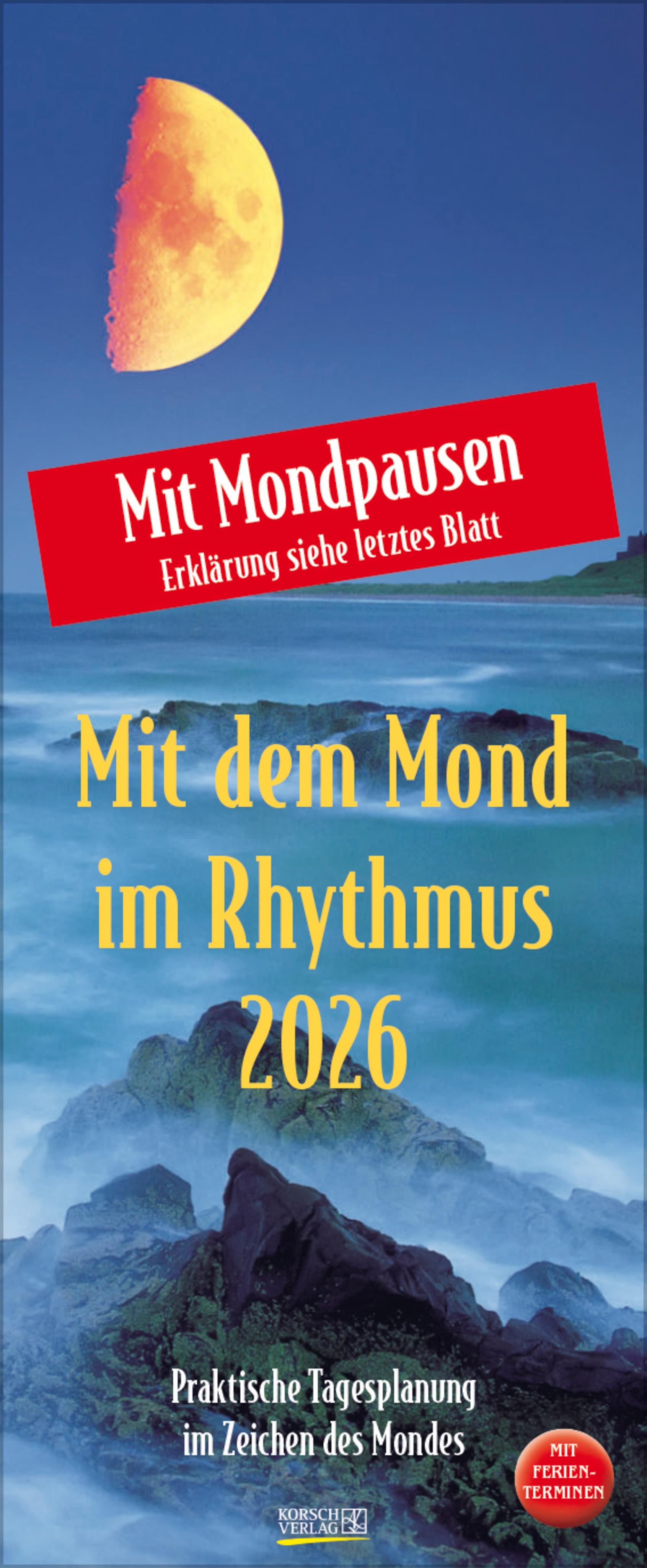 Vorderes Coverbild Mond-Planer 2026