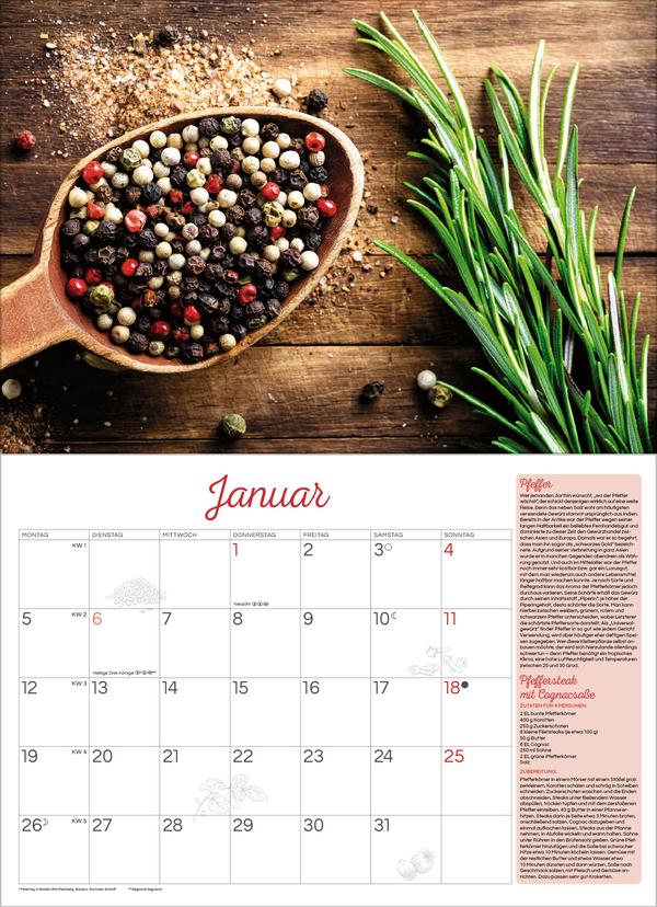 Beispielinhalt (Bild) Kräuter und Gewürze 2026