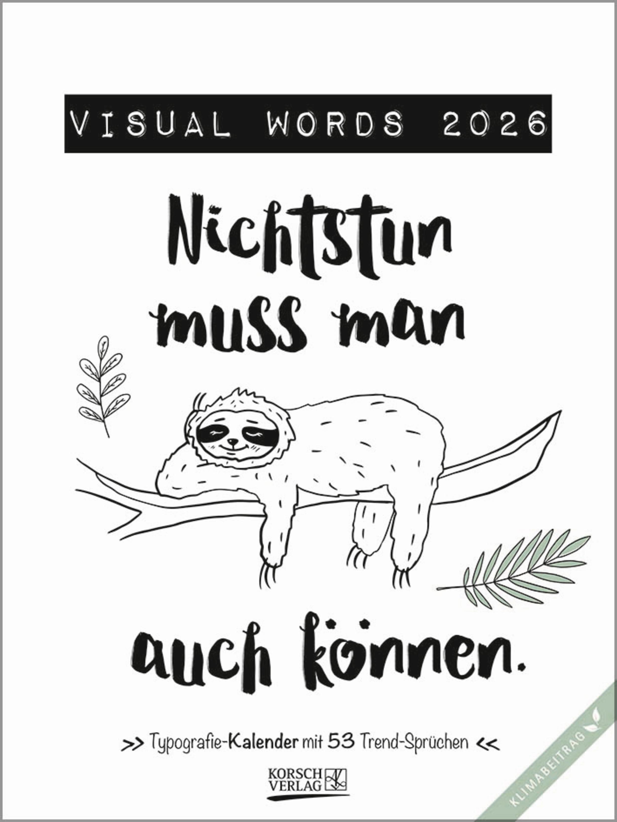 Vorderes Coverbild Visual Words 2026