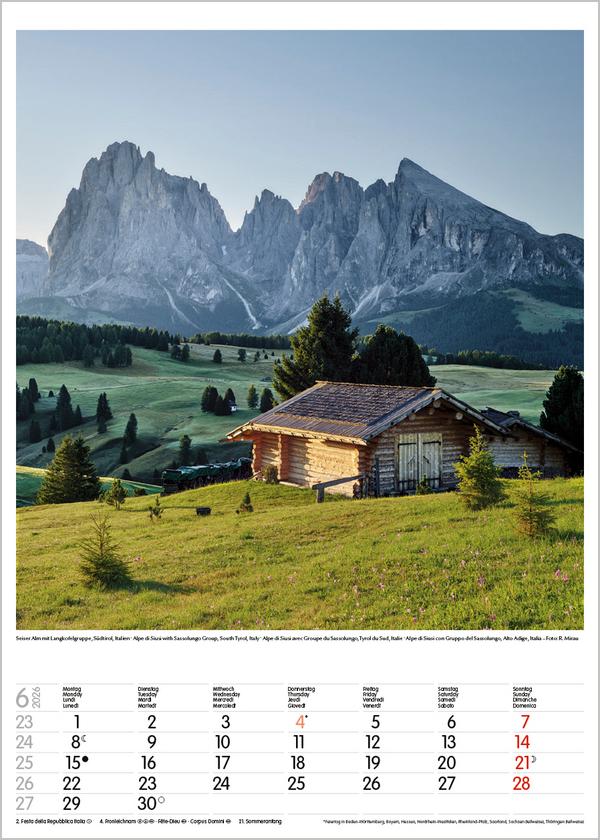 Beispielinhalt (Bild) Alpen 2026