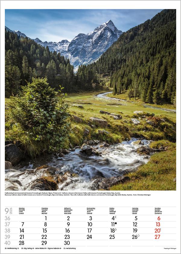 Beispielinhalt (Bild) Alpen 2026