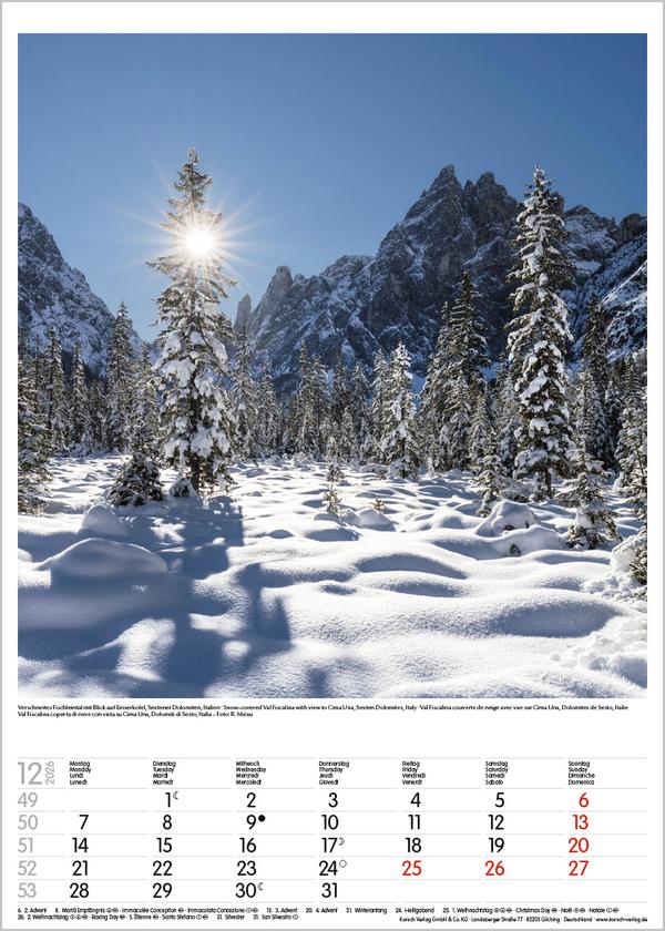 Beispielinhalt (Bild) Alpen 2026