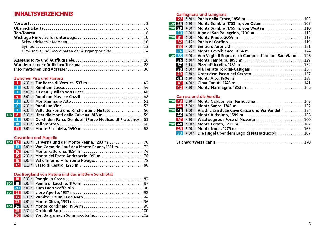 Beispielinhalt (Bild) Toskana - Der Norden