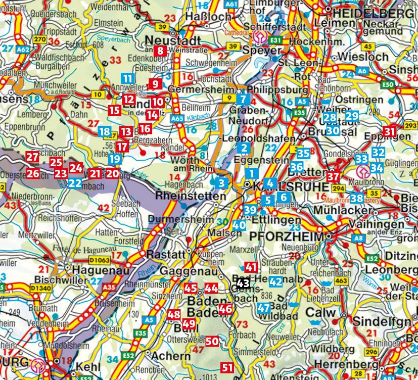 Beispielinhalt (Bild) Rund um Karlsruhe