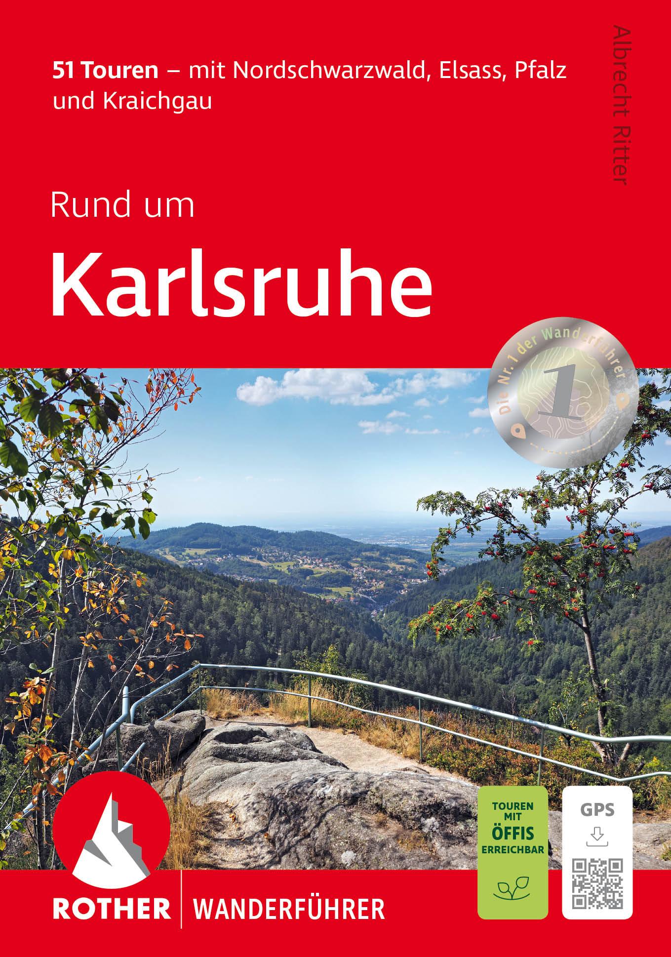 Vorderes Coverbild Rund um Karlsruhe