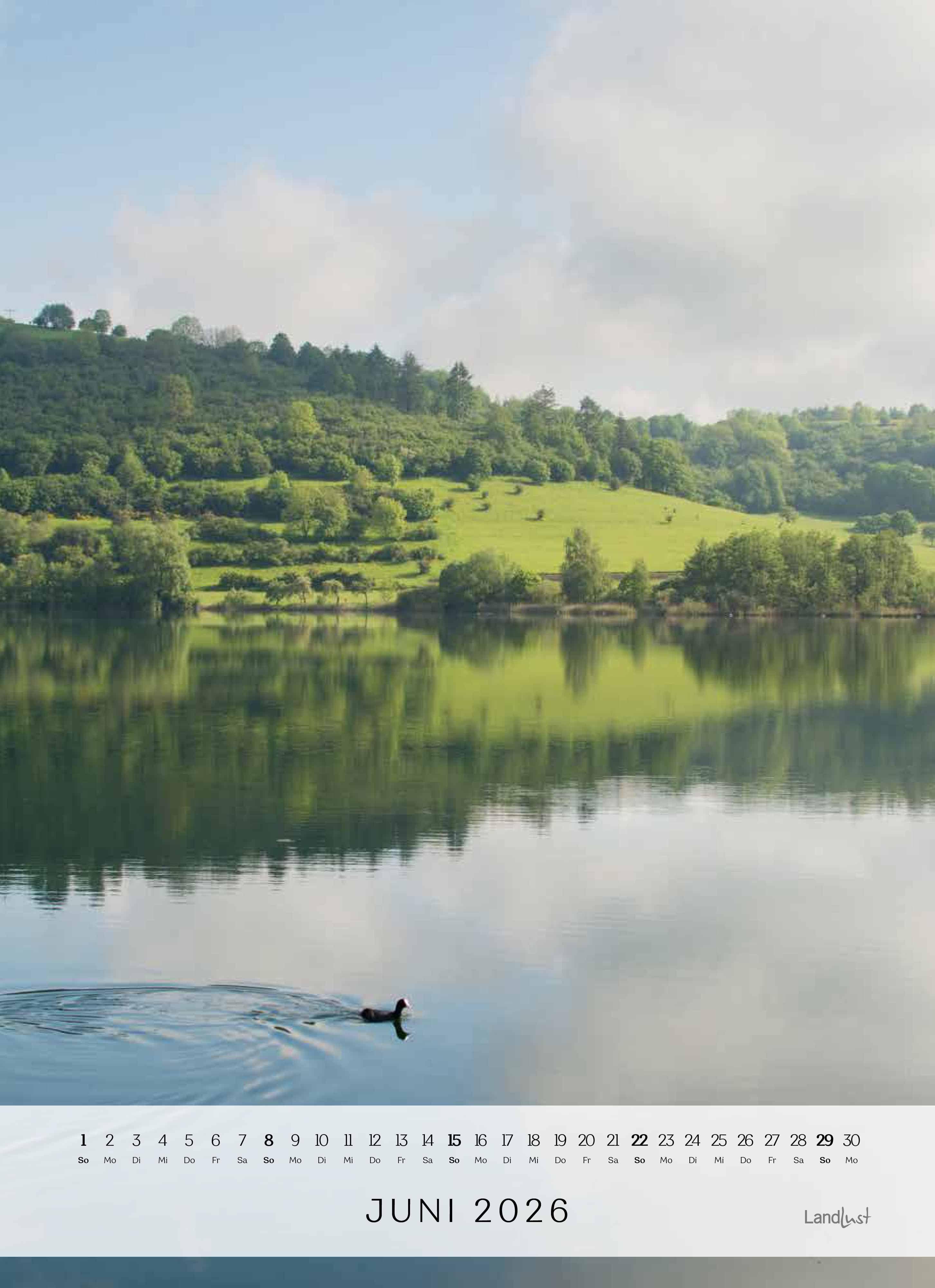 Beispielinhalt (Bild) Landlust: Jahreskalender 2026 Wand-Kalender - Poster-Kalender - Fotografie - Gartenkalender 45x62
