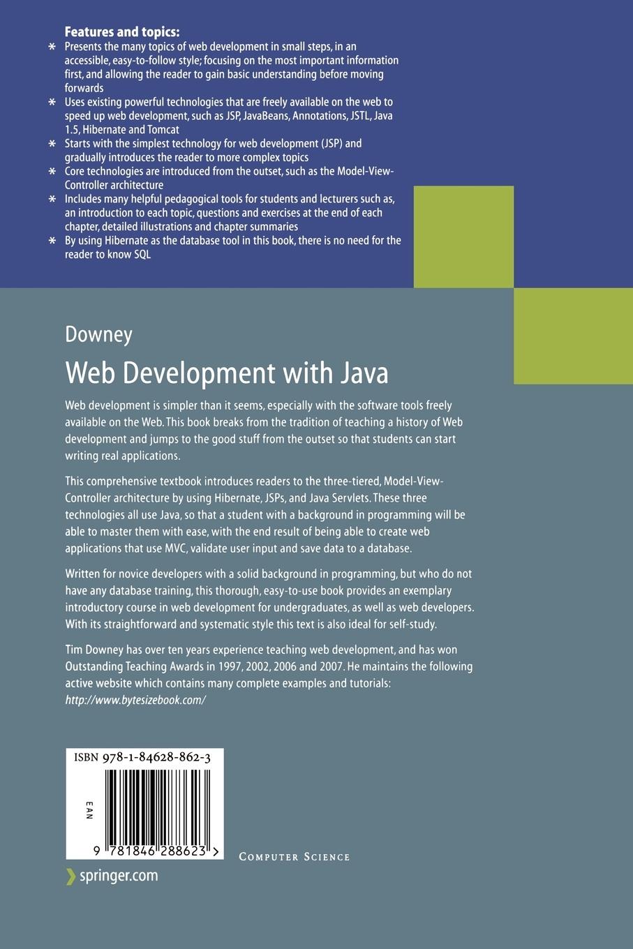 Rückseitencover Web Development with Java