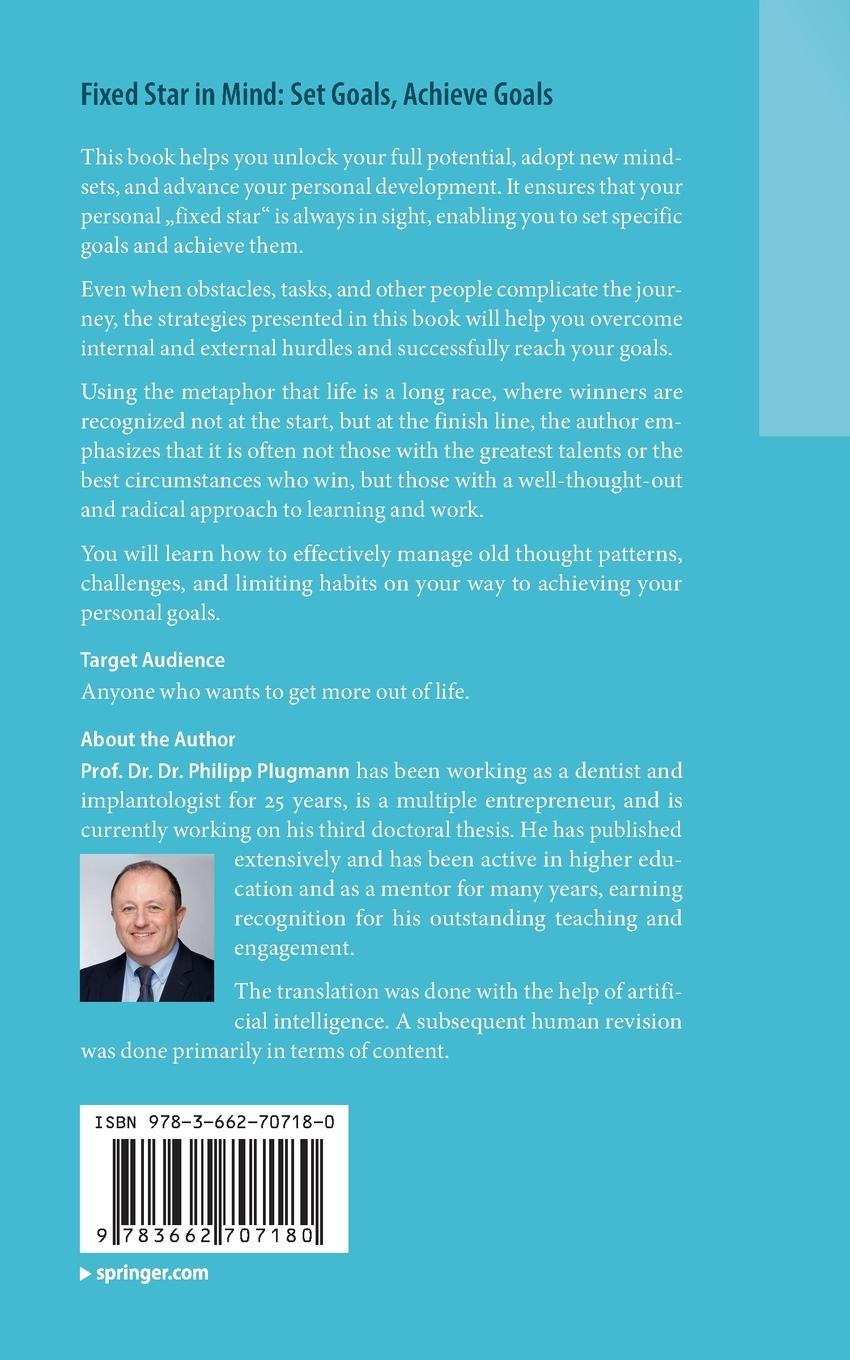 Rückseitencover Fixed Star in Mind: Set Goals, Achieve Goals