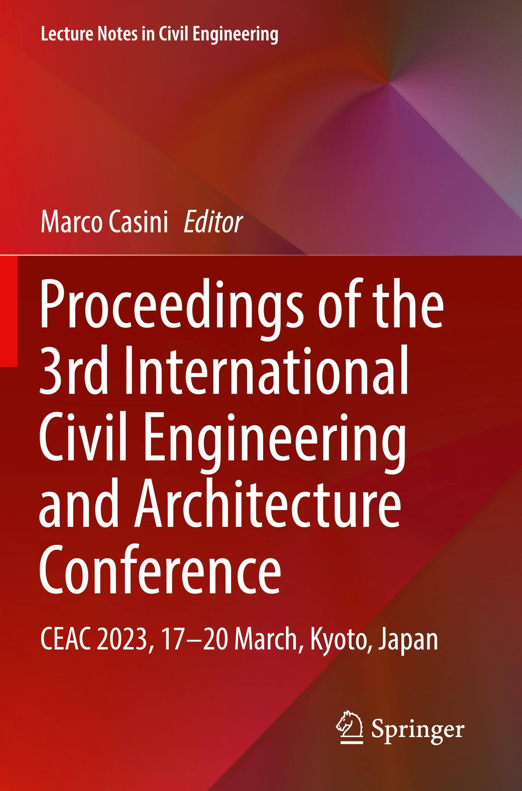 Vorderes Coverbild Proceedings of the 3rd International Civil Engineering and Architecture Conference