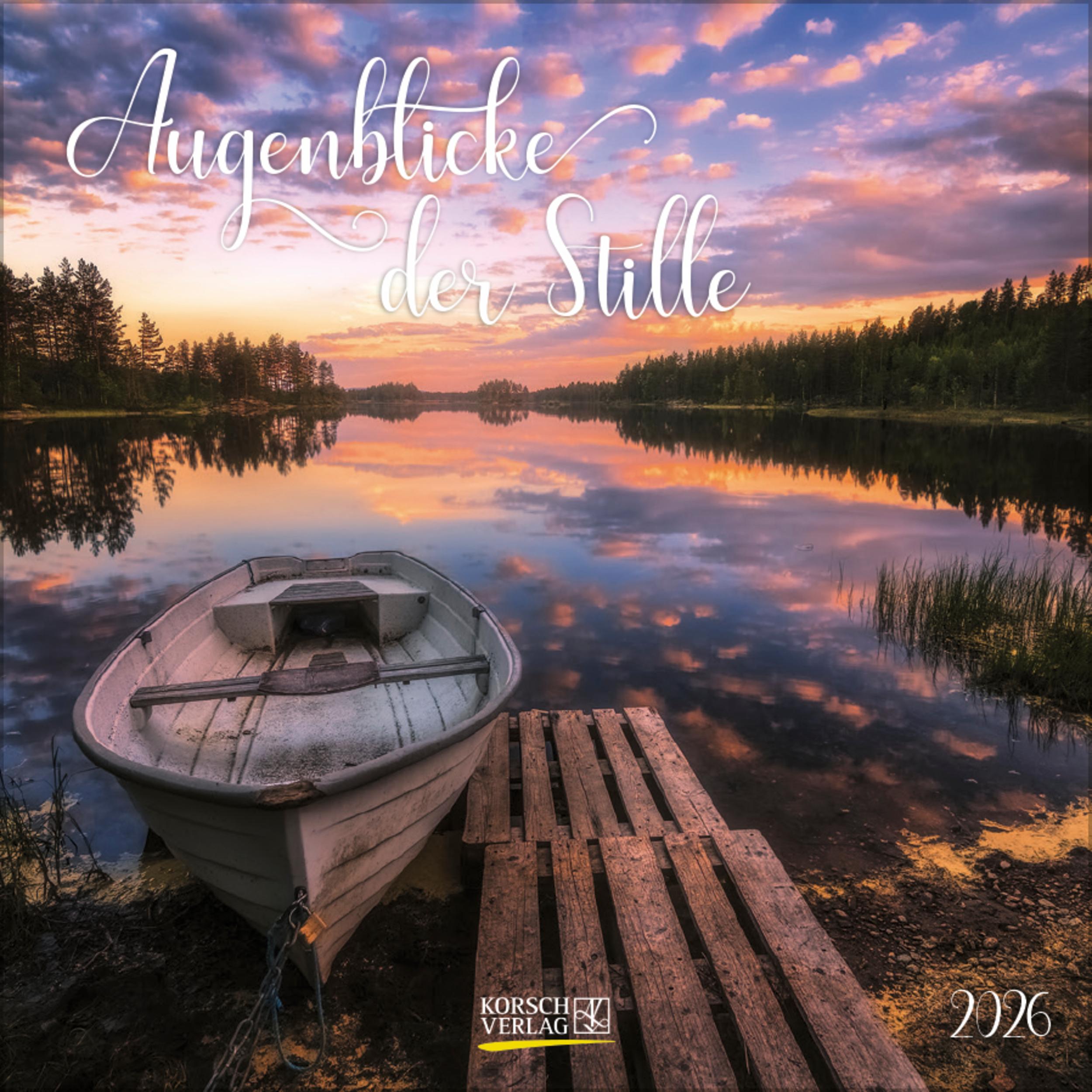 Vorderes Coverbild Augenblicke der Stille 2026