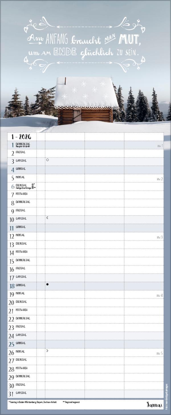 Beispielinhalt (Bild) Hier und jetzt Timer für 2 2026