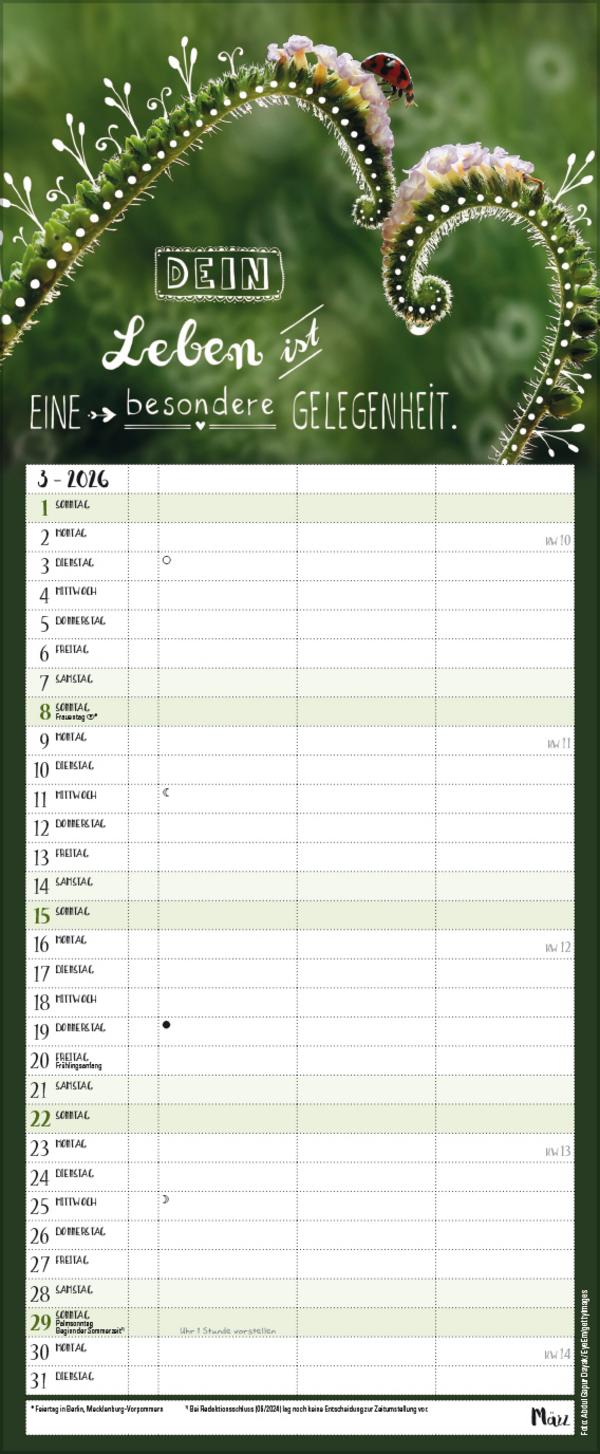 Beispielinhalt (Bild) Hier und jetzt Timer für 2 2026
