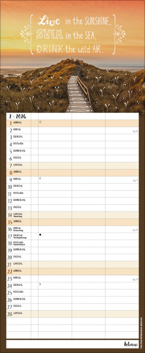 Beispielinhalt (Bild) Hier und jetzt Timer für 2 2026