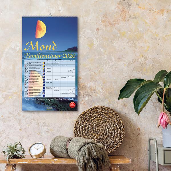 Beispielinhalt (Bild) Mond-Familientimer 2026