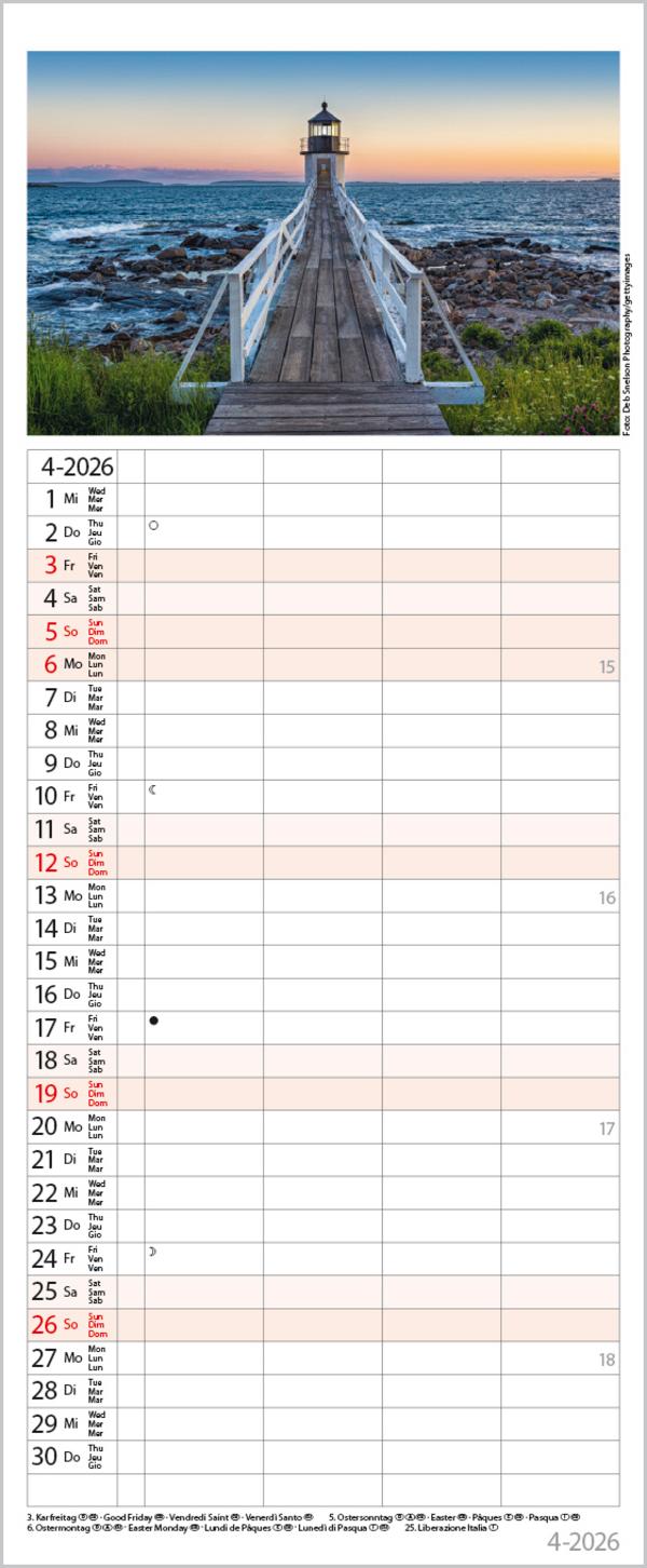 Beispielinhalt (Bild) Familienplaner Maritim 2026