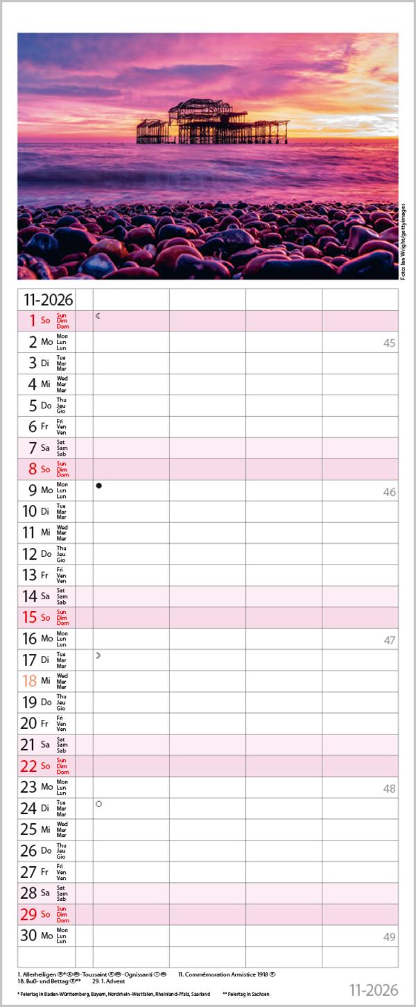 Beispielinhalt (Bild) Familienplaner Maritim 2026