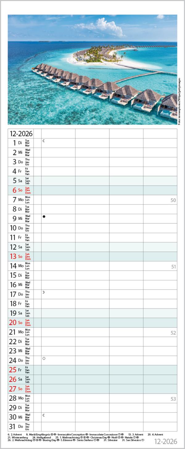 Beispielinhalt (Bild) Familienplaner Maritim 2026
