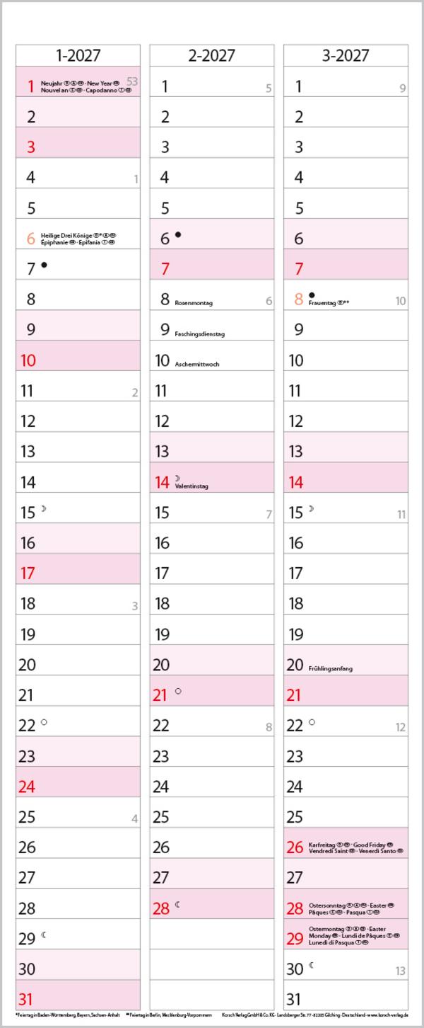 Beispielinhalt (Bild) Familienplaner Maritim 2026