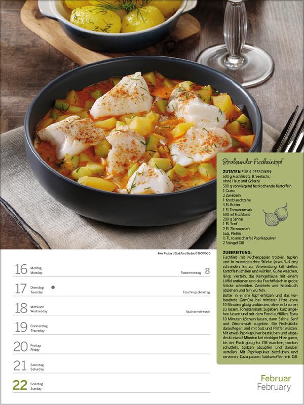 Beispielinhalt (Bild) Saisonale und regionale Genussrezepte 2026