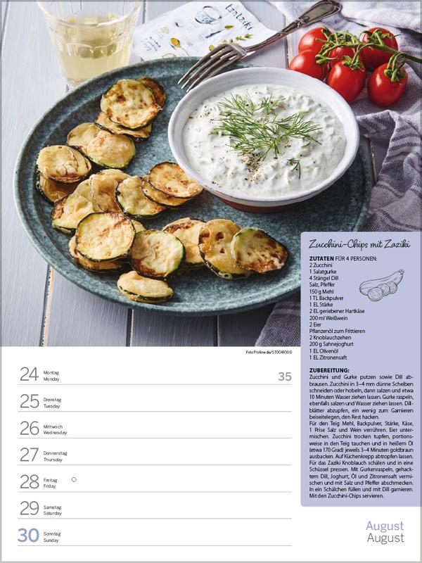 Beispielinhalt (Bild) Saisonale und regionale Genussrezepte 2026