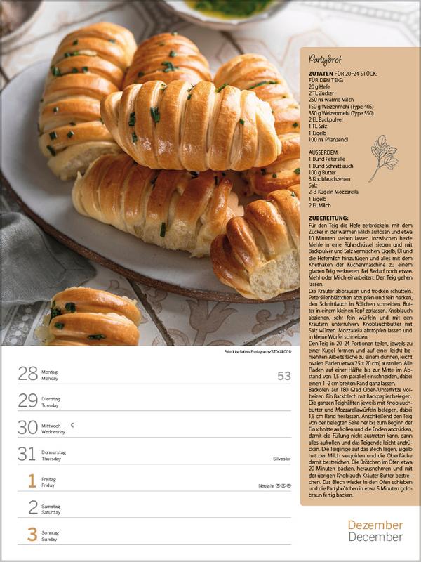 Beispielinhalt (Bild) Saisonale und regionale Genussrezepte 2026