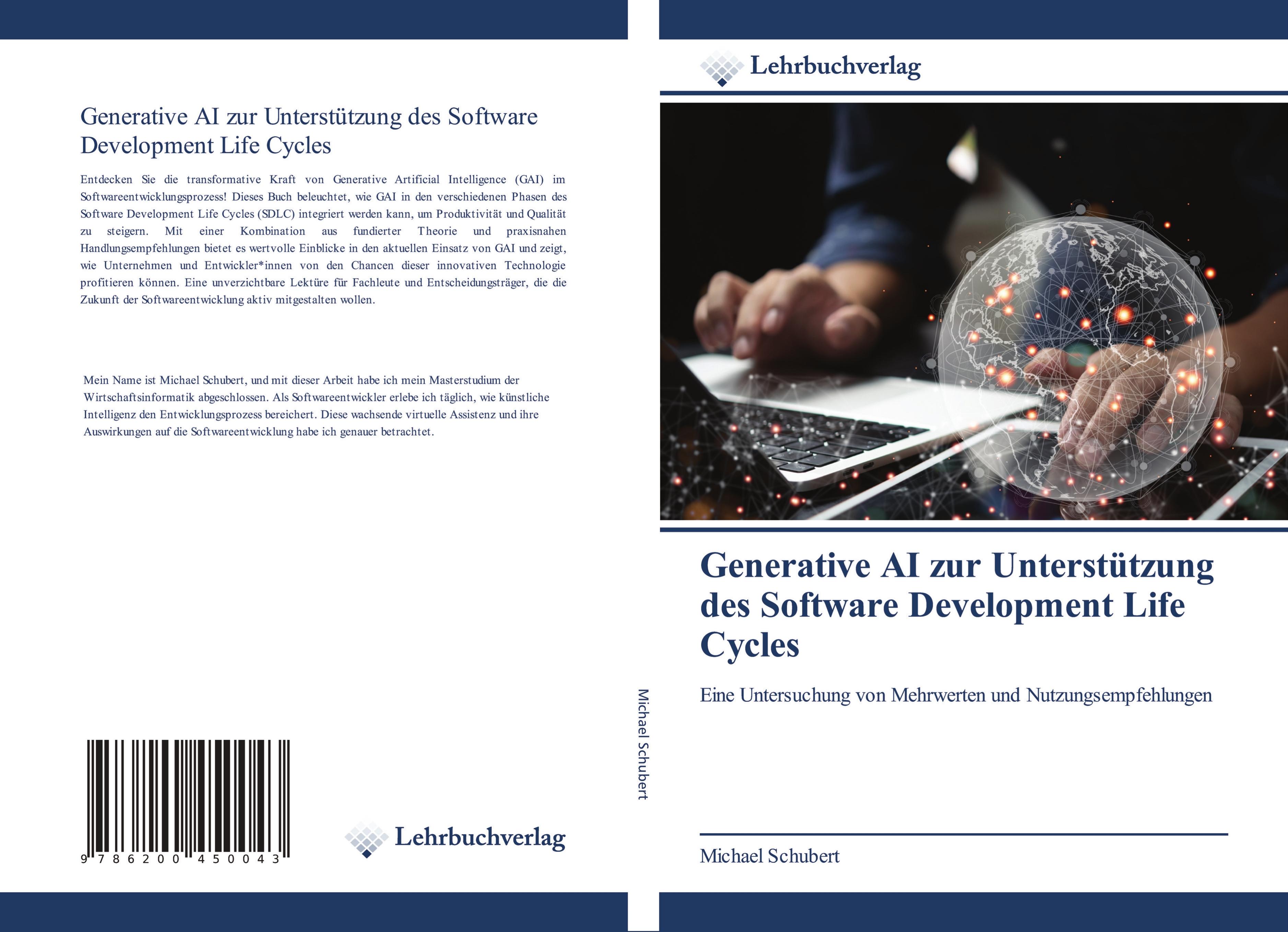 Vorderes Coverbild Generative AI zur Unterstützung des Software Development Life Cycles