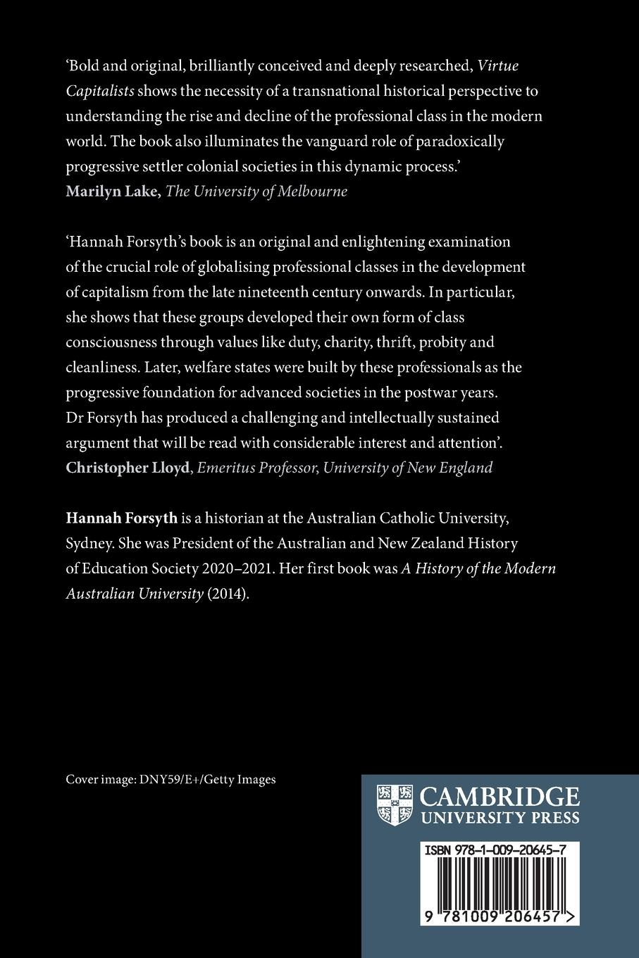 Rückseitencover Virtue Capitalists