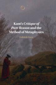 Vorderes Coverbild Kant's Critique of Pure Reason and the Method of Metaphysics