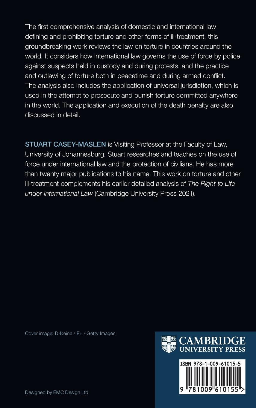 Rückseitencover The Prohibition of Torture and Ill-Treatment under International Law