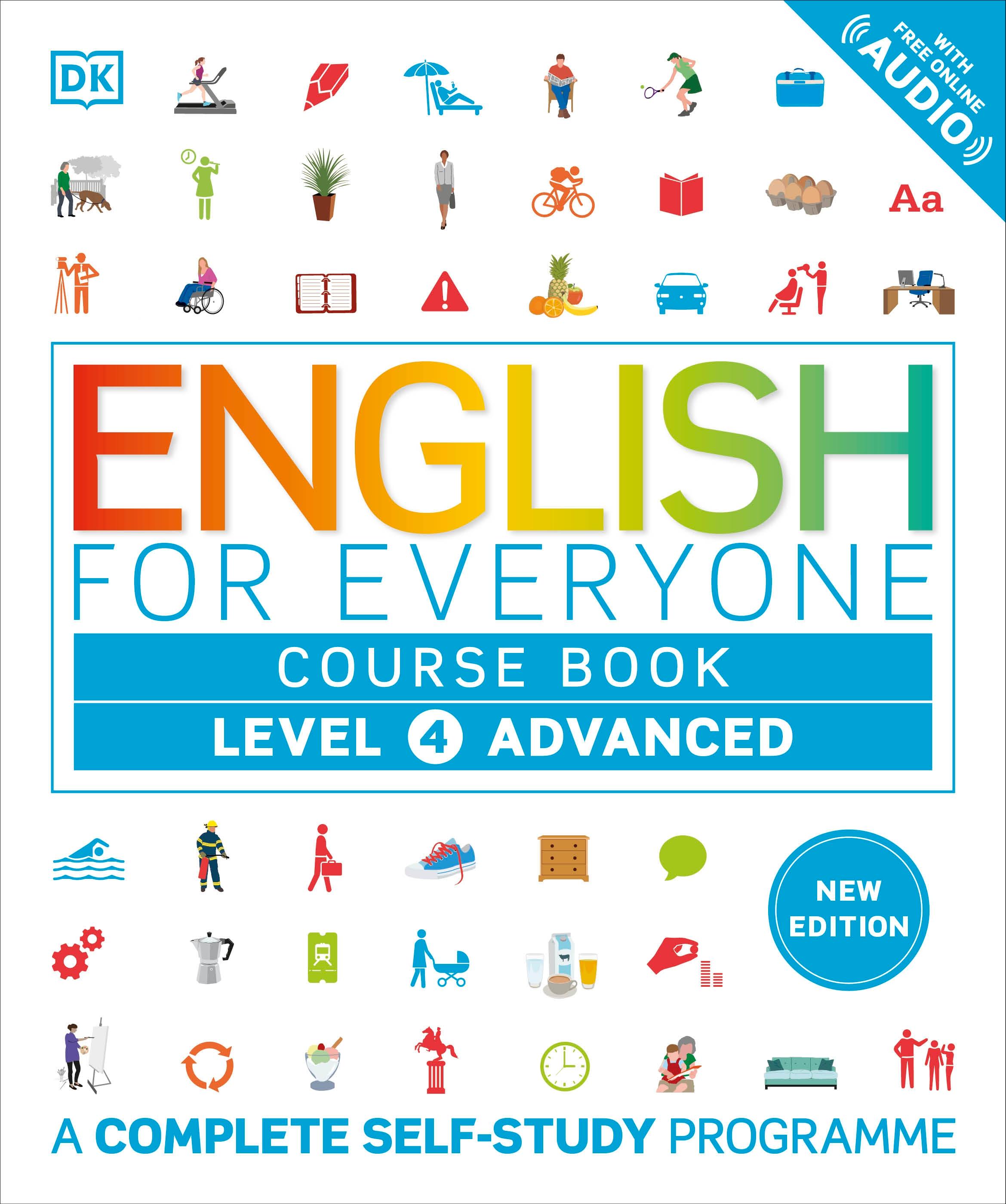 Vorderes Coverbild English for Everyone Course Book  Level 4 Advanced