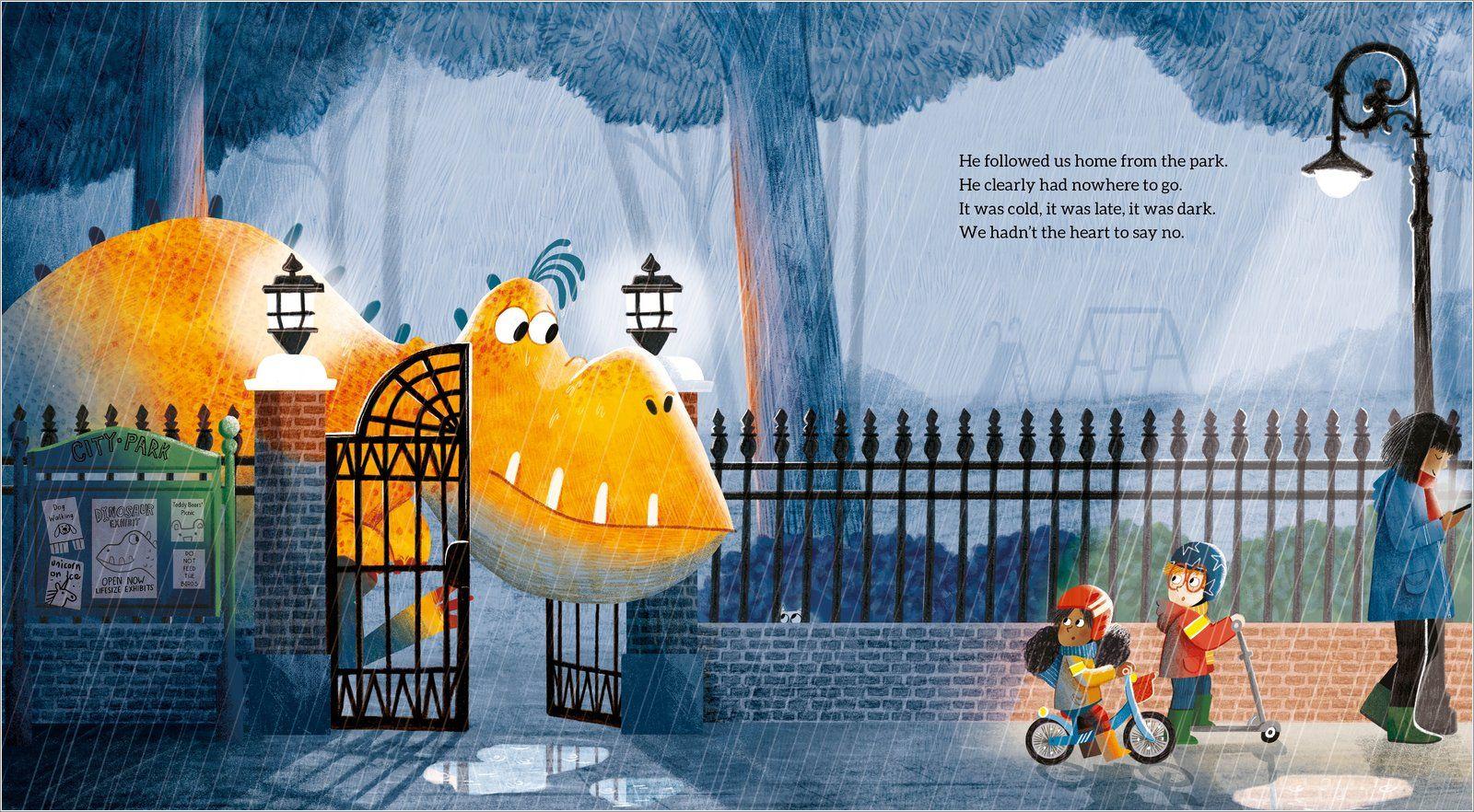 Beispielinhalt (Bild) A Dinosaur Lives in Our Shed