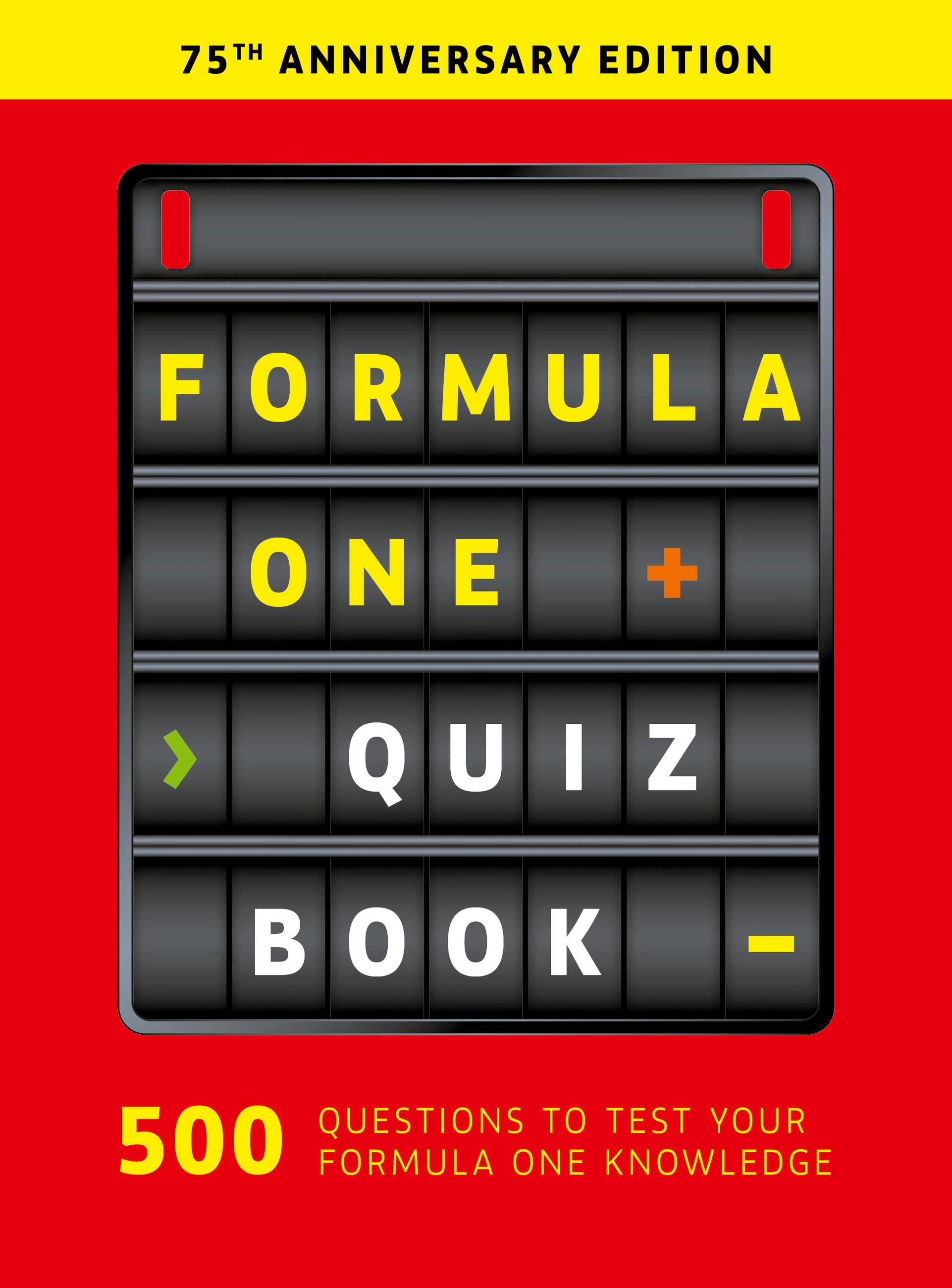 Vorderes Coverbild Formula One Quiz Book