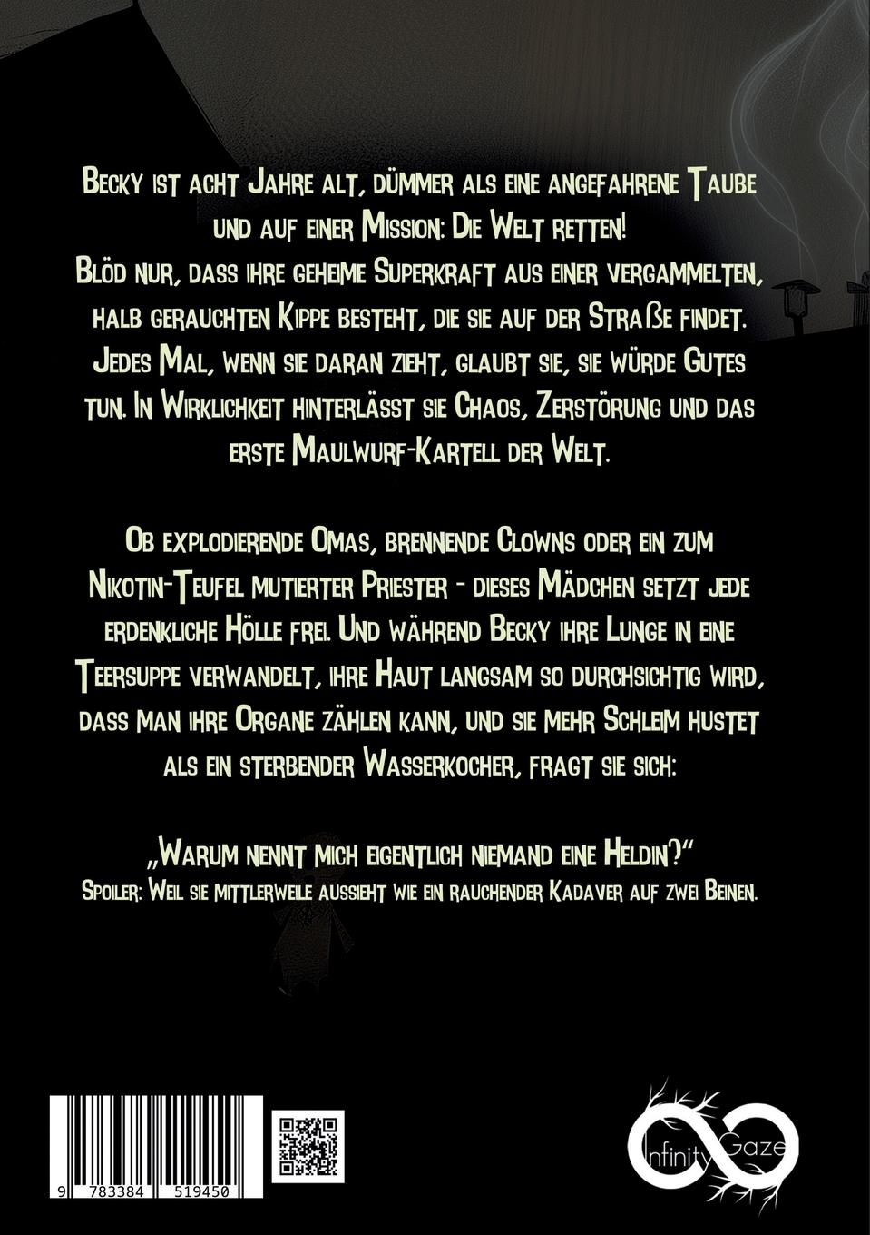 Rückseitencover Die kleine Becky und ihre magische Zigarette