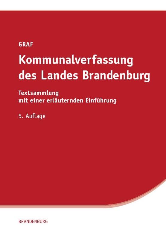 Vorderes Coverbild Kommunalverfassung des Landes Brandenburg